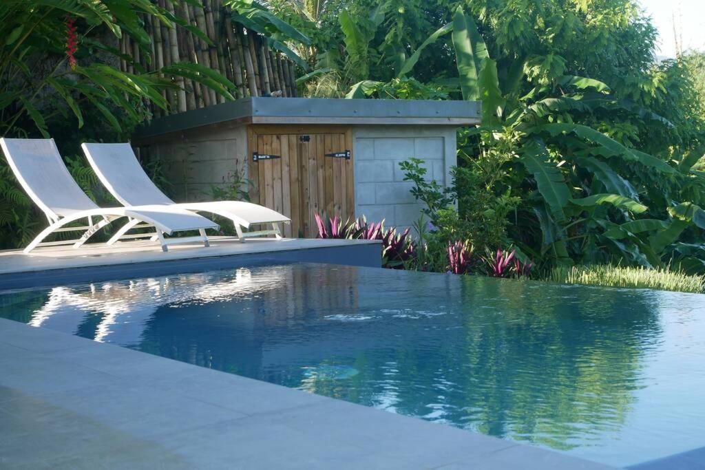 Villa Kumquat Avec Piscine Et Vue Sur Les Montagnes Petit-Bourg Buitenkant foto